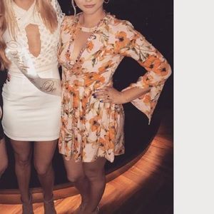 COPY - Free People Pink floral dress